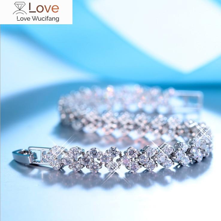 

2 Цвета Шарм Бусины Кристаллы Из Австрийского Браслета Для Женщин Микро Изящные Украшения Подарок Девочке 18cm