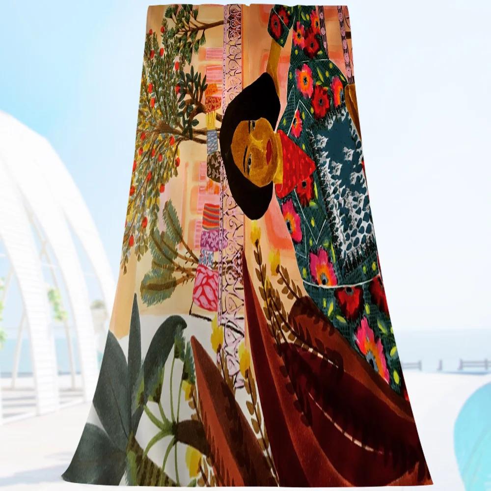 

Modern Multicolored Abstract Big Microfiber Beach Towels Quick Dry Towel Sand Beach Towels Pool Towel For Travel Swim Pool Yoga W40*H60(CM)