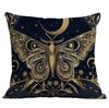 New Imitation 3d Butterfly Printed Pillowcase Retro Home Sofa Cushion Pillowcase Decoration