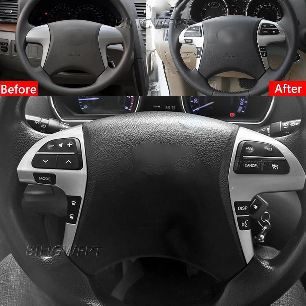 Steering Wheel Control Button Cruise Control Remote Volume Switch For TOYOTA HILUX VIGO COROLLA CAMRY HIGHLANDER INNOVA 2006-15