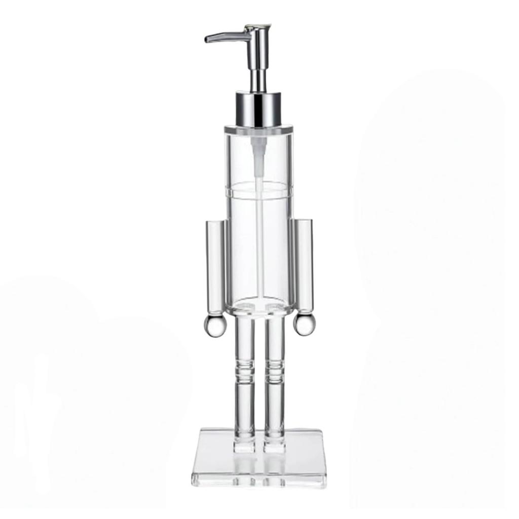 Refillable Christmas Hand Soap Bottle Acrylic Soap Dispenser Bathroom Lotion Dispenser for Home Kitchen Accessories Decor Gifts