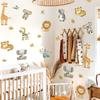 Tj11004 Creative Animal Lion Tiger Giraffe Wall Sticker Landscaping Decoration Living Room Bedroom Background