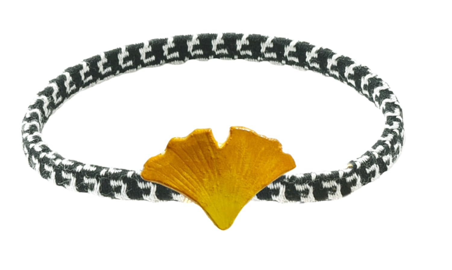 

Takumi Hair Ginkgo Leaf Anti-Static Tie, Design, Approx. 17cm, TAK-58-2