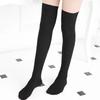 Japan and South Korea Thin Vertical Strip Knee Socks Autumn and Winter New Japanese Drawstring Thin Stockings College Wind Cotton Women's Socks Tide