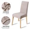 Maulingge Elastic Home Dining Chair Cover Hotel Jacquard Chair Cover Dustproof and Stain-proof Chair Cover Cover