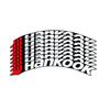 3D Personalisierte Auto-Reifen-Buchstaben-Aufkleber - Reflektierend, Integrierter Stil, Anpassbar