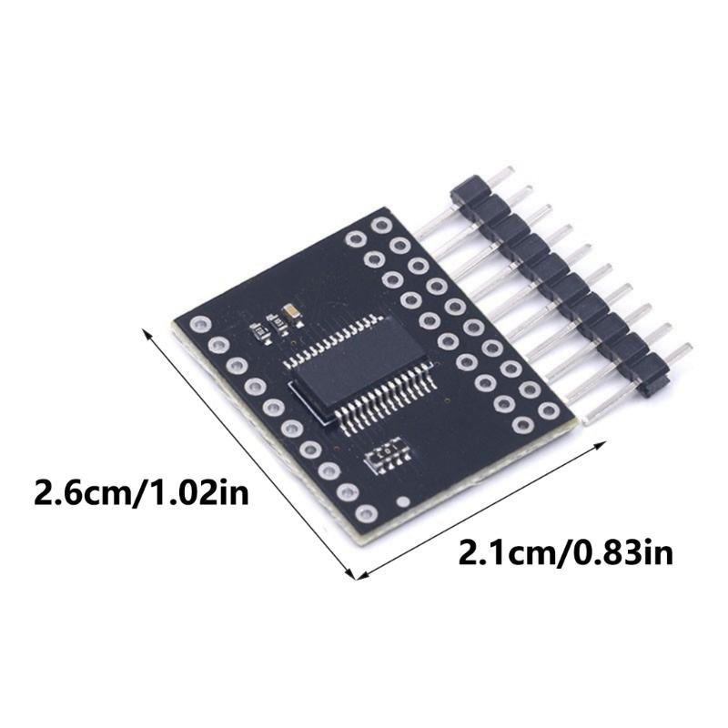 MCP23017 Interfaces 16bit I/O Extension Module Pin Board IIC To GIPO Converters Power Supply Module Replacement