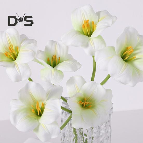 Ramo de Tulipanes Simulados Tacto Realista Pétalos de PU Vitalidad Desvanecida Tallos Flexibles Sin Mantenimiento Tulipanes Falsos Decoración para el Hogar