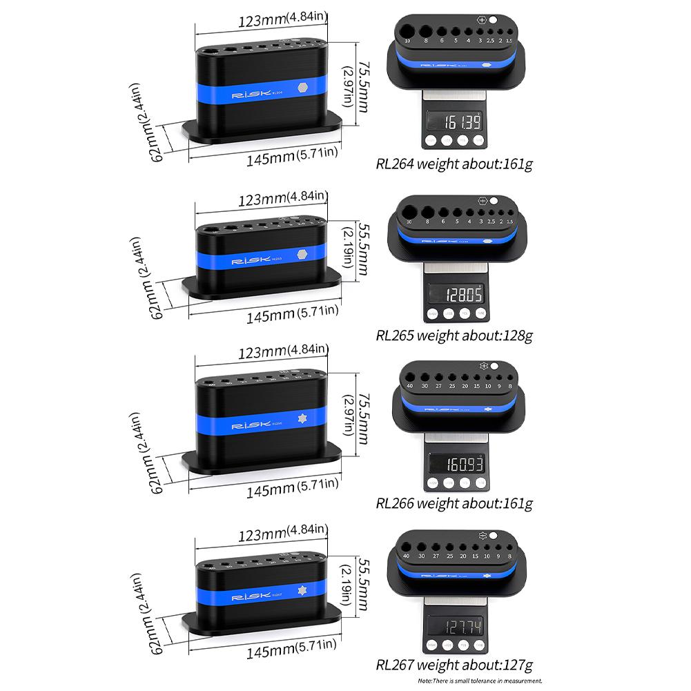 L Shaped Wrench Tool Storage Box with Magnetizing Demagnetizing Hex Torx Wrench Storage Holder for Wrenchs 950 967 Series