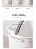 Large Capacity Bathroom Laundry Basket - Stylish Clothes Storage for Shower and Toilet