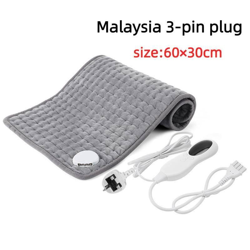 

Menstrual Pain Relief Hot Compress Physiotherapy Equipment Portable Warm Mat Shawl Electric Blanket Heating Pad 60X30cm-3 PIN PLUG