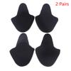 2 Paar praktische Ohrenschützer für Motorradhelme, abnehmbare Ohrenwärmer, Ohrenschutzabdeckung, Gehörschutz, Seitenabdeckungen für Helme