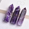 Natural Amethyst Crystal Wand - Healing Pointed Tower for Energy Meditation Chakra Balancing 2.5-3 inch