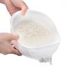 Thickened Plastic Kitchen Basket: Vegetable & Rice Washing Sieve