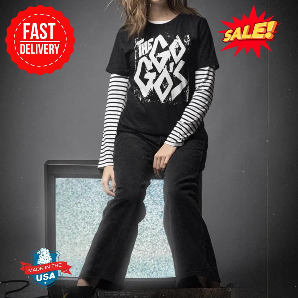 The Gogo s T-Shirt, Girl Band, Vintage T-Shirts XL