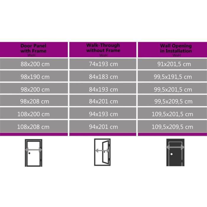 VidaXL Front Door White 88x200 Cm