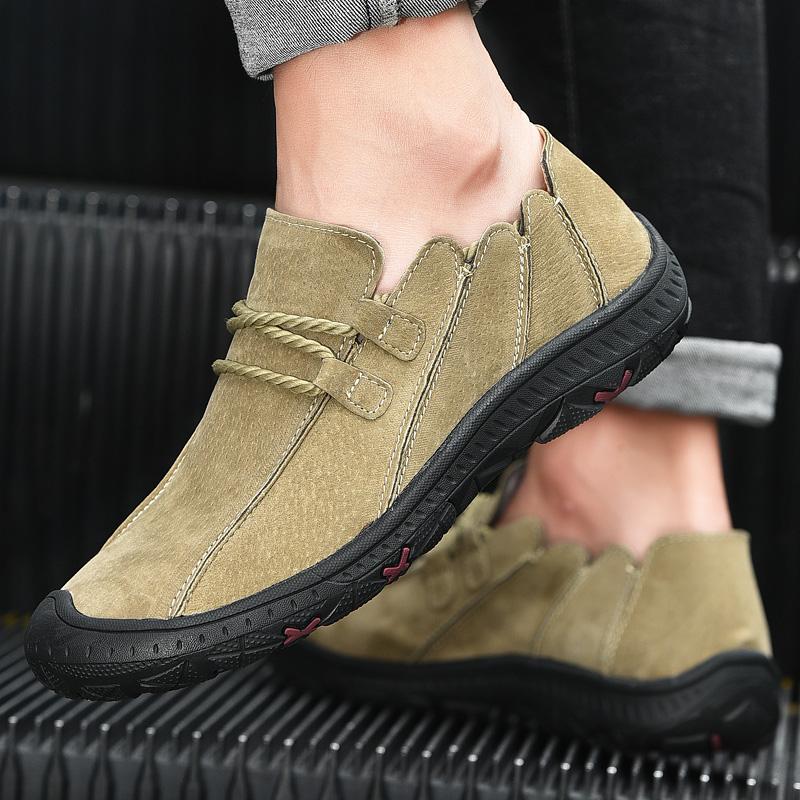 Men’s Moccasins Loafer Driving Shoes Comfort Flats Casual Slip on Summer Plus Size Handmade Outdoor Shoes Anti Slip