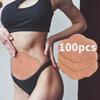 50PCS Pure Hot Abdominal Patch, Nonwoven Fabric, Wormwood Health Patch Knee Cervical Spine Lumbar Spine Shoulder Heat Ginger Patch