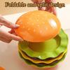 Niedliche Snack-Hamburger-Schalen Keramik Mini-Dippschale Obstsalatschale Back-Dim-Sum-Platte Küchen Dekoration Heim Zubehör