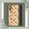 Funda de Teléfono Hojas de Otoño Calabaza Para Samsung S25,S24,S21,S22,S23,S30,Ultra,S20,Plus,Fe,Lite,5G Funda Negra