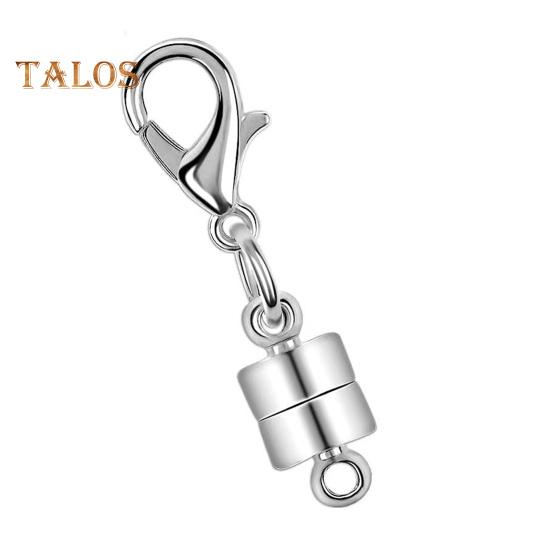 6/12 Stück Magnetverschluss für Halsketten, DIY-Schmuckherstellung, Halsketten-Verlängerung, Armbandverschluss, Messing-Karabinerverschluss, Helfer für ältere Menschen