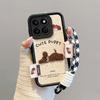 KEYSION Cartoon Cute Plush Embroidery Case for HONOR 200 Smart 5G with Lanyard Shockproof Phone Back Cover for Huawei Honor X7c