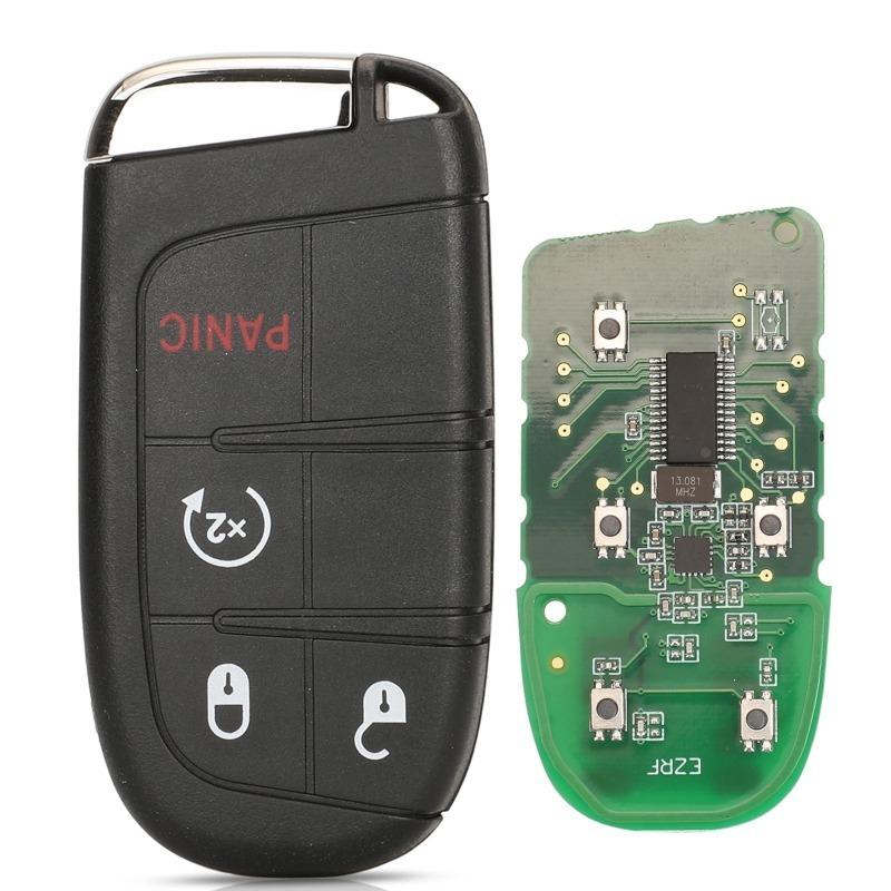 Aftermarket Smart Remote Key 433mhz 4A Keyless for Jeep Renegade Compass C-CUV Trailhawk SIP22 M3N-40821302 68250335AB