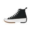 Converse Run Star Hi Schwarz Unisex Sneaker Weiß Gummi 166800C