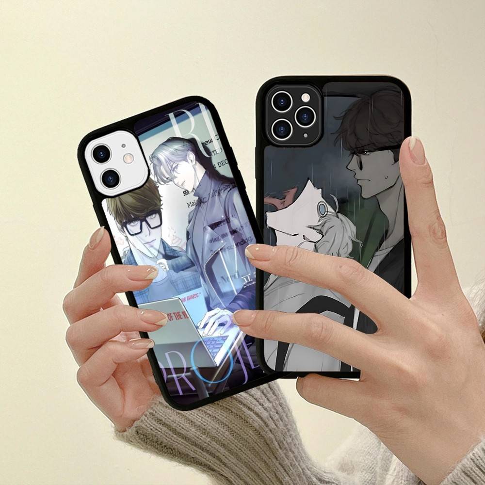 Nerd Project bl Anime PC+TPU Phone Case For iPhone 17 16 15 14 13 12 11 Pro Max Plus Kawaii Cartoon Cover