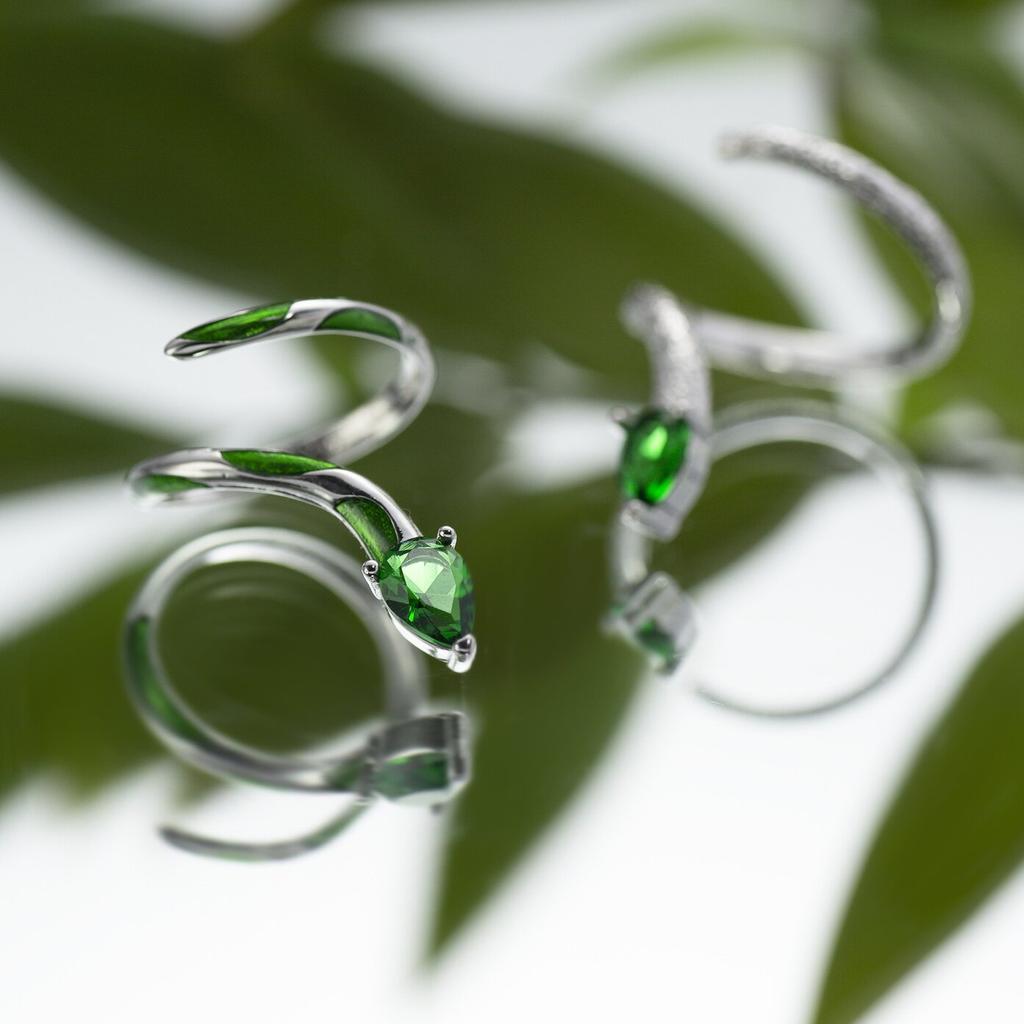 Fashion Snake Niche Design High-End Joint Ring Lady's 1PC Open Ring And Light Luxury