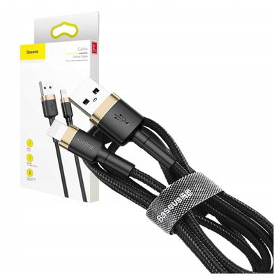 Baseus Cafule 1.5A 2M Lightning USB Cable (Gold-Black)