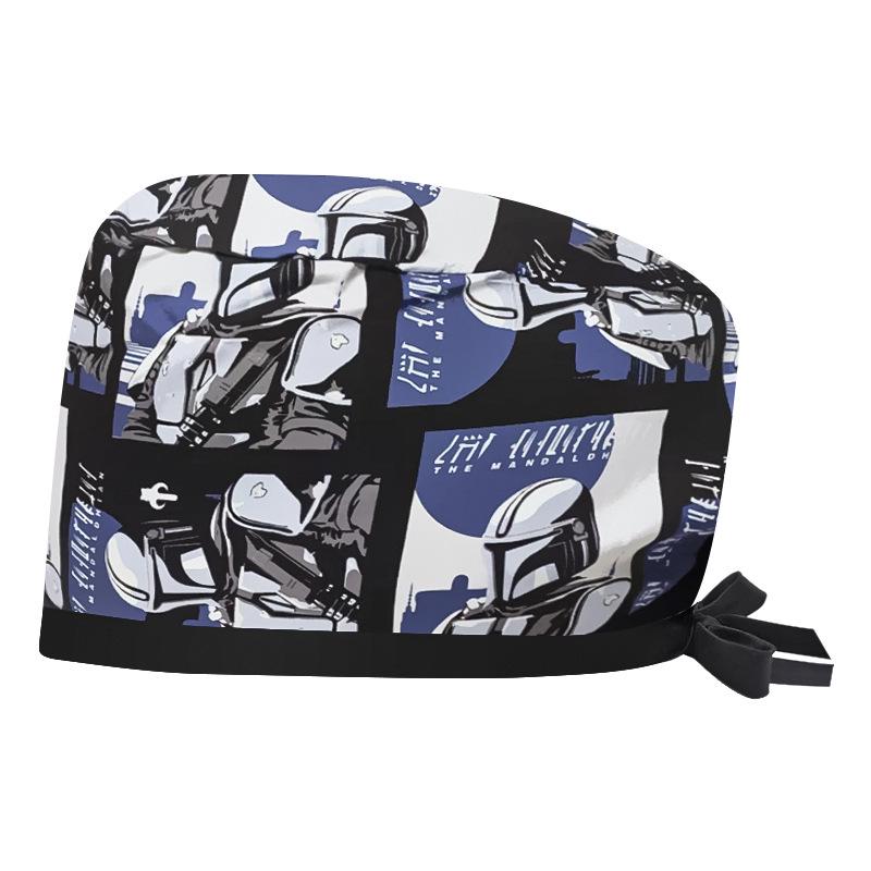 Women's Cotton Surgical Cap - Tie-up Medical, Dental, Salon, and Chemotherapy Head Coverings