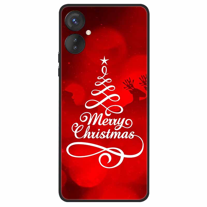 Christmas Case For Tecno Spark 9 Pro POP 5 LTE 7 7T 5 Pro Silicone Soft TPU Cover for Tecno Spark9 Pro 9Pro KH7 Case POP5 LTE