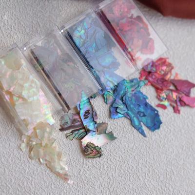 1 Krabička 3D Nepravidelné Nail Art Abalonové Mušle Plátky Nail Art Mušle Kousek Nepravidelné Nail Art Barevná Manikúra Vločka