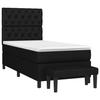 Maison Exclusive - Sommier à lattes de lit et matelas Noir 80x200 cm Tissu