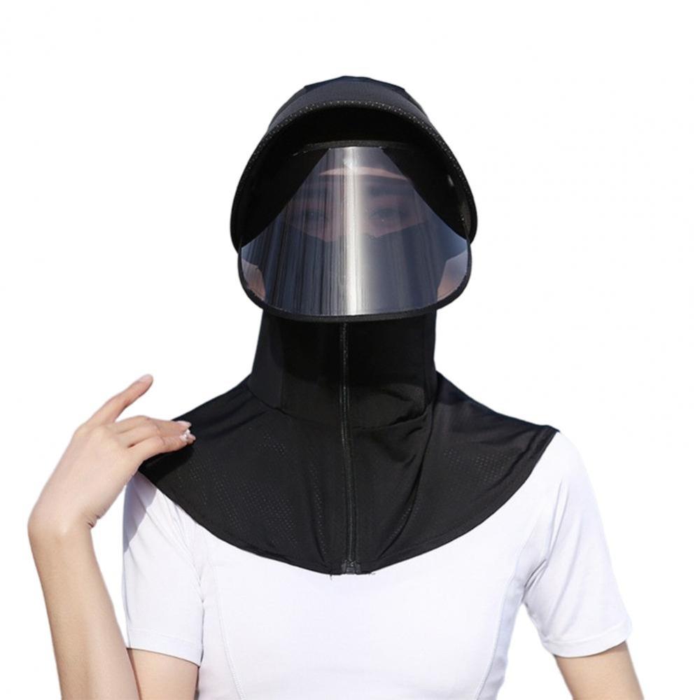 

Защитная женская солнцезащитная шляпа для лица, летняя защитная кепка от ультрафиолета, повседневная женская солнцезащитная шляпа для женщин чёрный