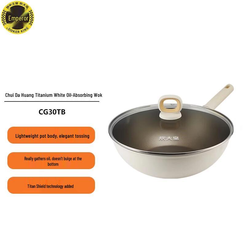COOKER KING Titanium Coated Frying Pan