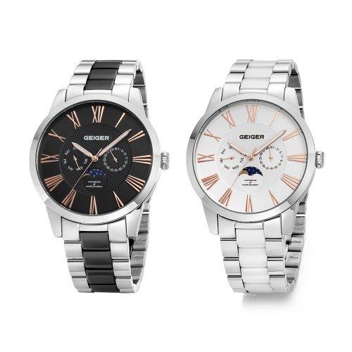 

[GEIGER] GEIGER Men s Ceramic Multi Metal Watch GE8024 GE8024WS