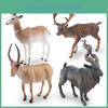 Amazing Static Animal Figurines Including Antelope Goat And Deer For Decoration
