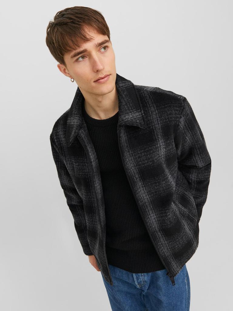 Jack & Jones Jorcole Jacket Ln (12238915) Jcolunar Fleece Jacket Sn (12239038) Black