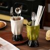 Separable Ceramic Chopstick Holder Kitchen Storage Organizer  Kitchen Utensils Storage