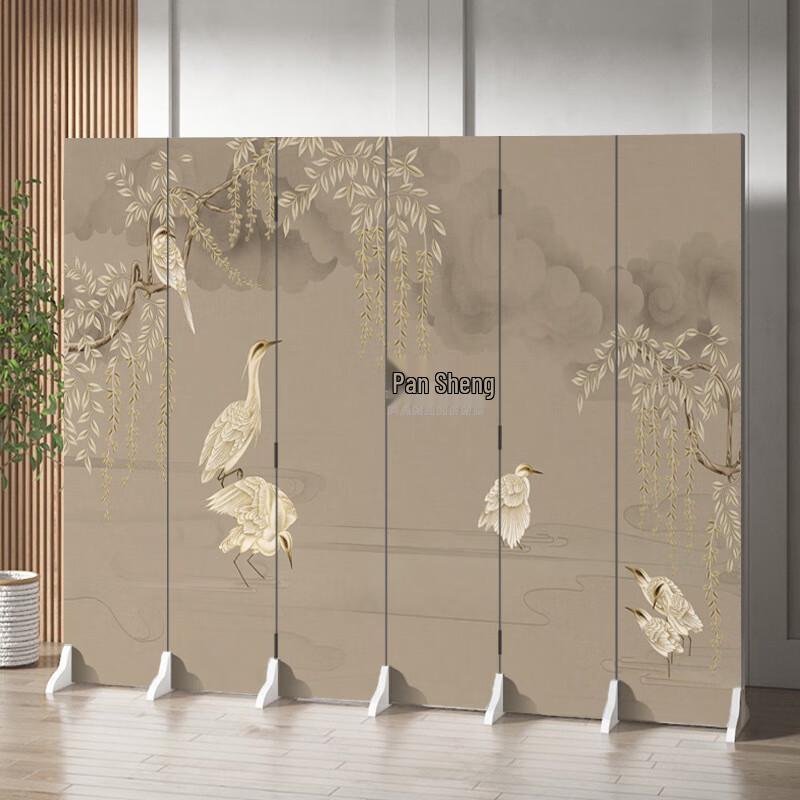Pansheng Chinese Style Folding Room Divider Screen