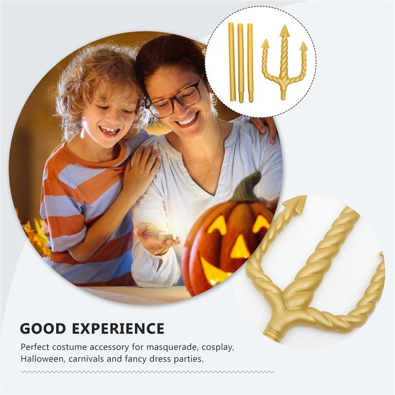 Demon Fork Cosplay Fork Novelties Demon Prop Trident Halloween Decoration Performance Props Fork Devil Fork Cosplay