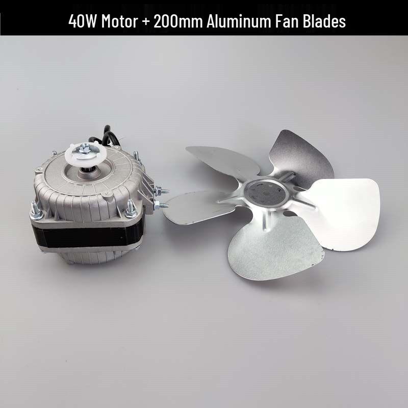 220V Shaded Pole Refrigerator & Freezer Cooling Fan Motor with Blade
