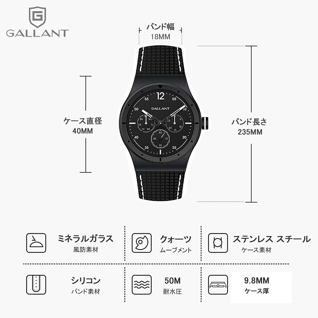 Watch Watch Stylish Quartz Watch Sports Japanese Movement Display Easy Reader 5 ATM Water Resistant 40mm Popular Casual Men's Date/Weekday