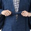 Brown Haori for Ryokan Hot and Available In Small and Large Sizes for Men and and Pattern [TAYU-TAFU] Kurume-woven Jacket, Unisex, (Japanese Inn),