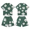 3D Foam-printed Short-sleeved Set, American-style Casual Sportswear for Couples