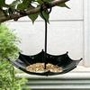 Hanging Garden Decoration Umbrella Bird Feeder Tray, Bath, Vintage Birds Wild Feeding Station Tray for Outdoor, Inverted Umbrellas Feeders,