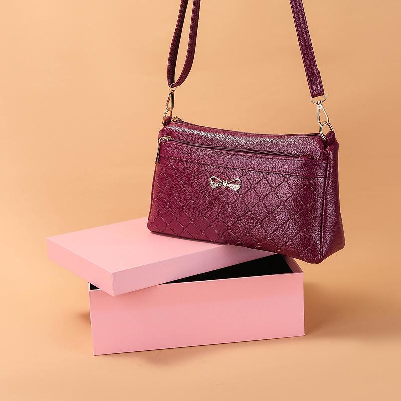 Muttertasche, Große Kapazität Tasche für Frauen mittleren Alters, Bedruckte Trendige Einzelschulter Crossbody-Tasche vom Straßenstand für Frauen
