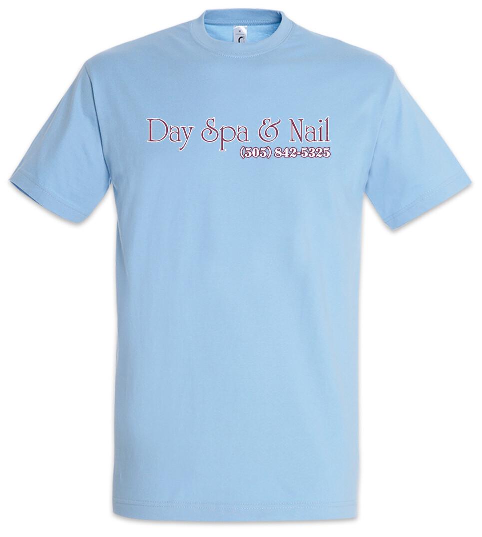 

Day Spa andNail Mens T-Shirt Mens Womens Tees Top Breaking Nail Salon Company Bath Company Studio Call 3XL